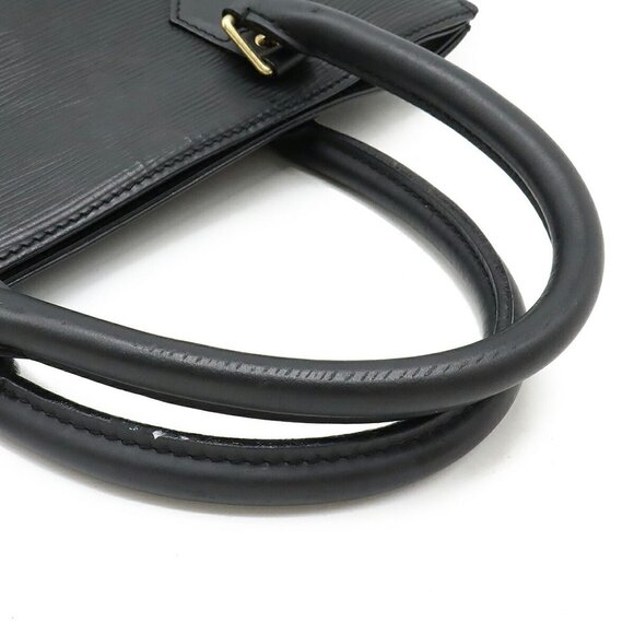 LOUIS VUITTON Black Leather Tote Bag - Picture 5 of 9